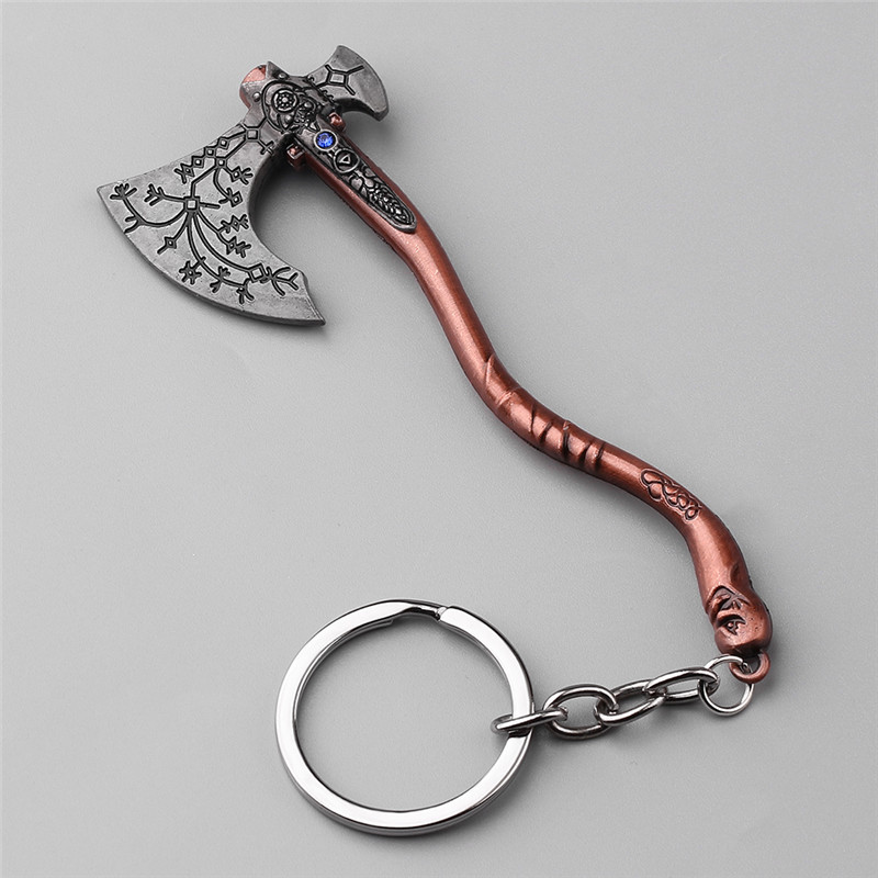 Retro Gaming Keychain - Punk Fashion Jewelry God Of War