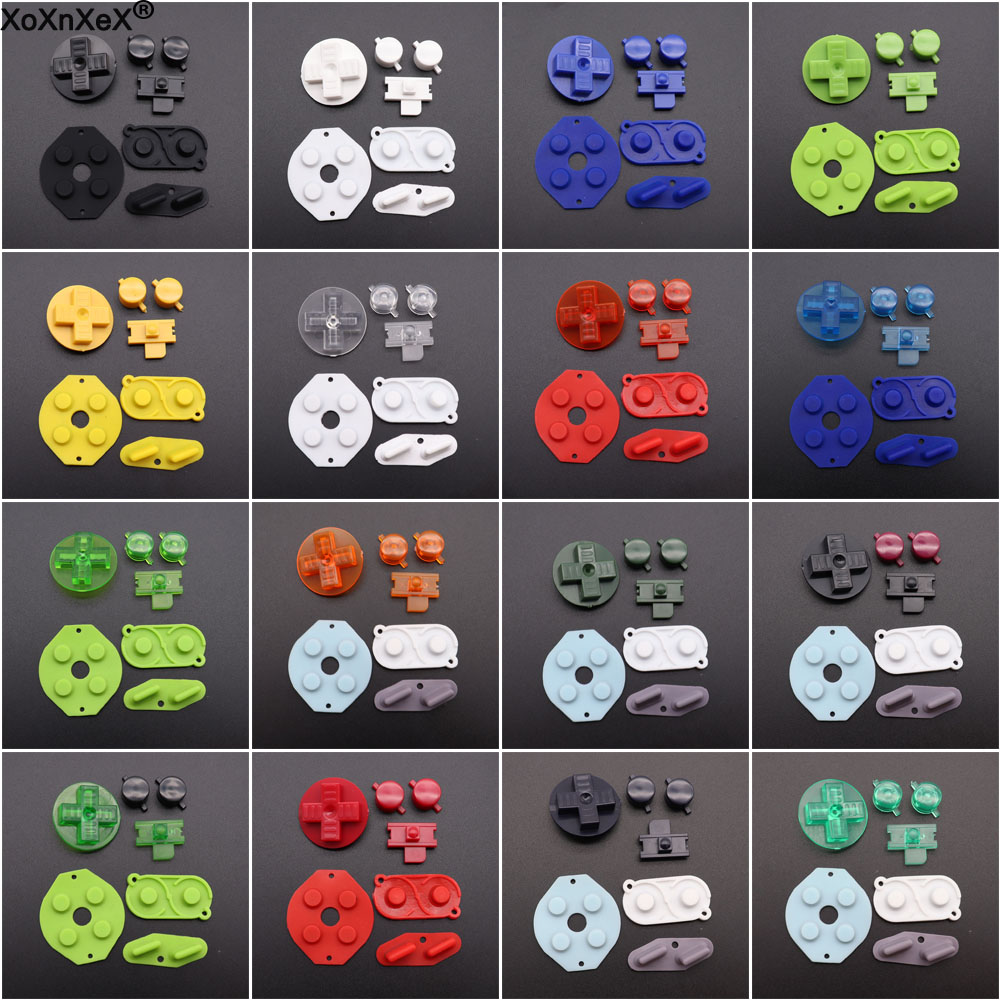 Arcade Button Kit - Rubber Conductive D-pad Buttons for GameBoy
