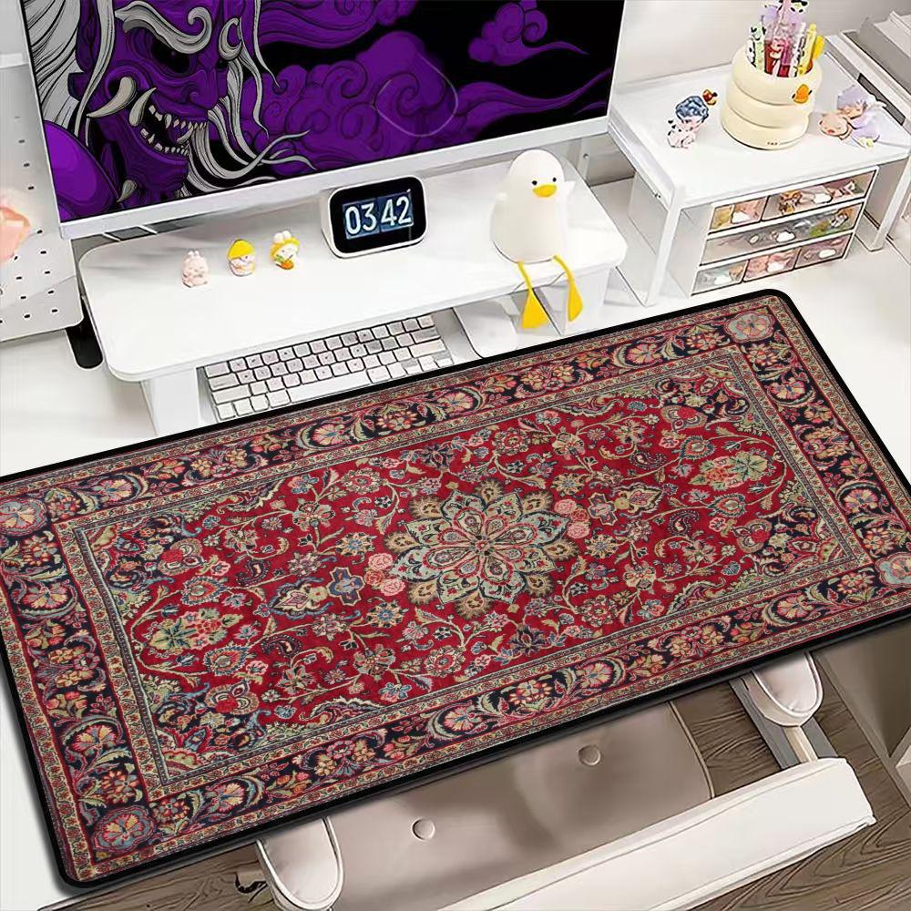 Vintage Persian Rug Pattern La - Retro Gaming Rug ulasan dan harga