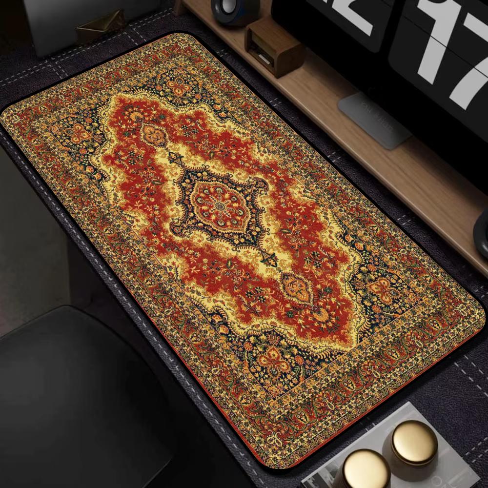 Vintage Persian Rug Pattern La - Retro Gaming Rug ulasan dan harga