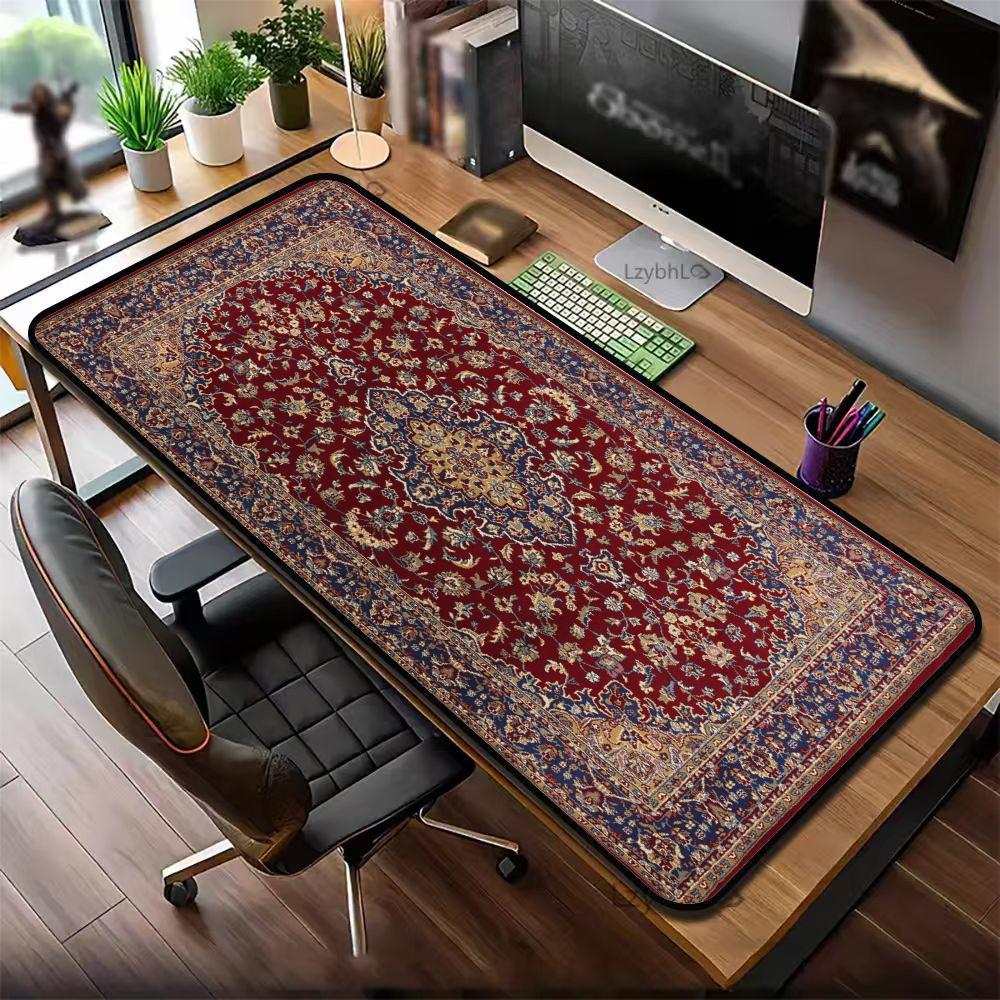 Vintage Persian Rug Pattern La - Retro Gaming Rug ulasan dan harga