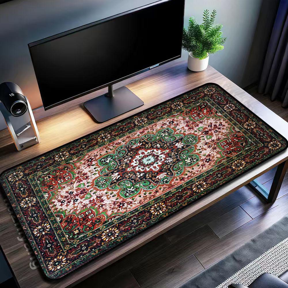 Vintage Persian Rug Pattern La - Retro Gaming Rug ulasan dan harga