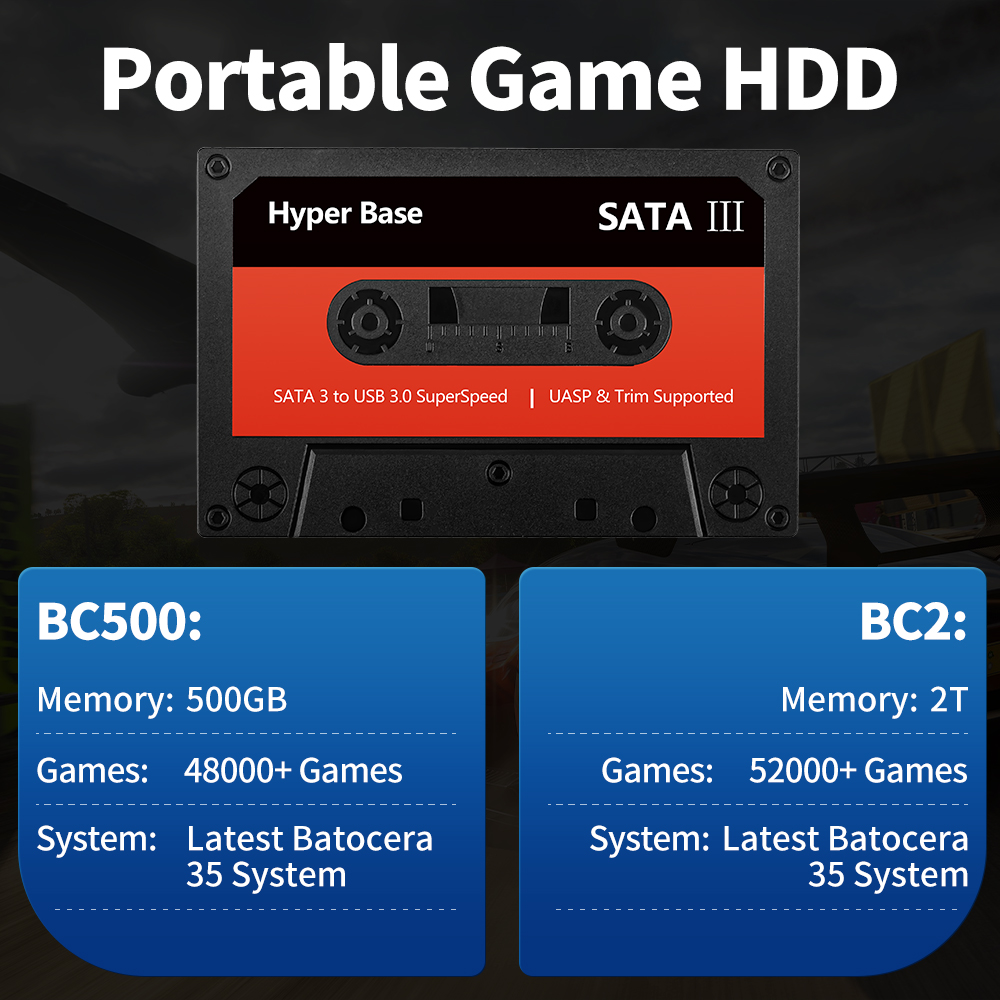 JMachen 500G/2TB Gaming Hard D - Retro Gaming Batocera ulasan dan harga