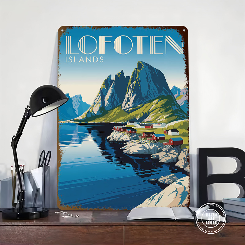Lofoten Islands Travel 3D Prin - Retro Gaming Island ulasan dan harga