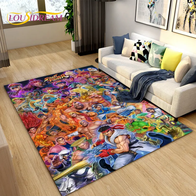 Retro Game Street Fighter Game - Retro Gaming Rug ulasan dan harga