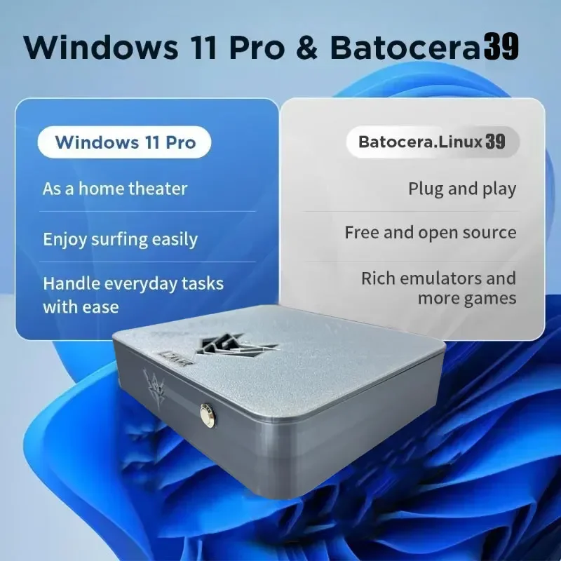Dual System AK1 Pro Game Box 7 - Retro Gaming Batocera ulasan dan harga