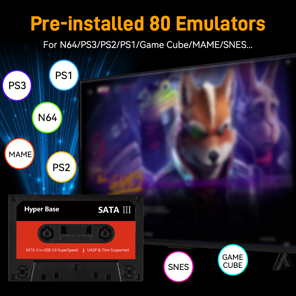 Batocera 500G/2T Emulator Game - Retro Gaming Batocera ulasan dan harga