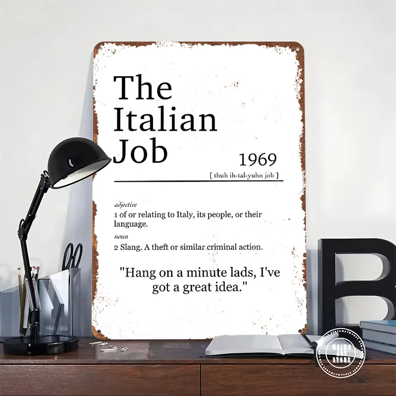 Italian Job Poster Customized  - Retro Gaming Jobs ulasan dan harga