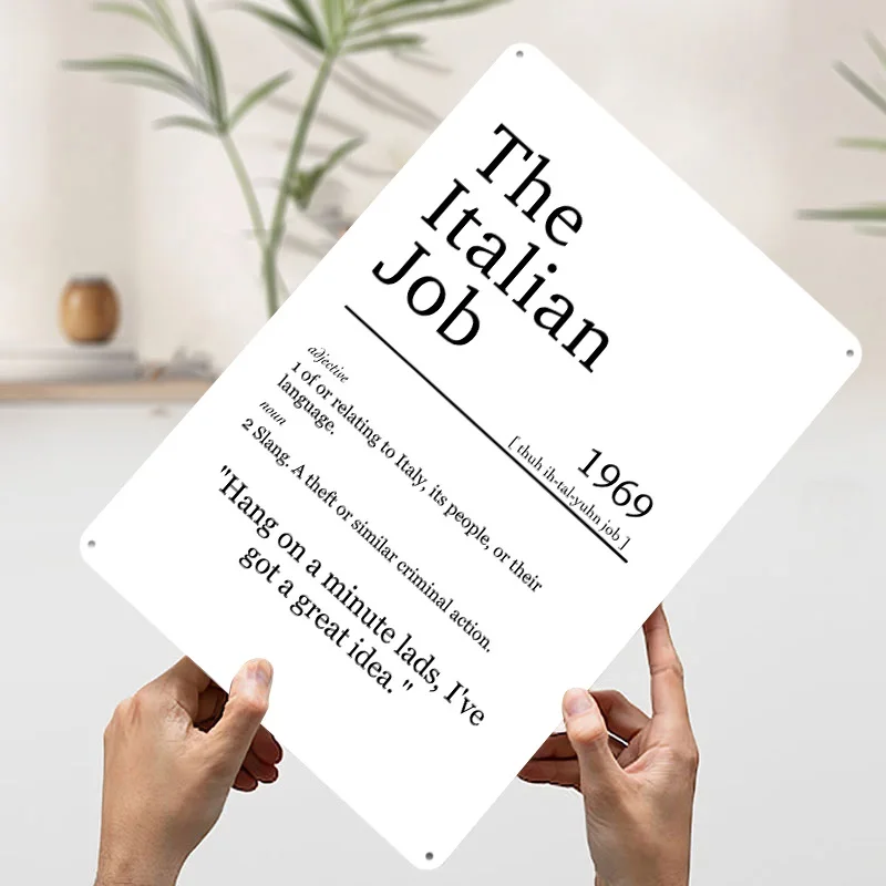 Italian Job Poster Customized  - Retro Gaming Jobs ulasan dan harga