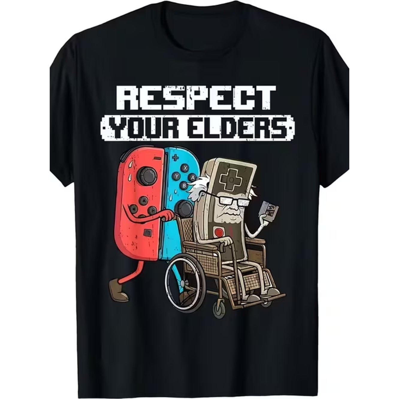 Mens Pattern T Shirt Theme Eld - Retro Gaming Theme ulasan dan harga