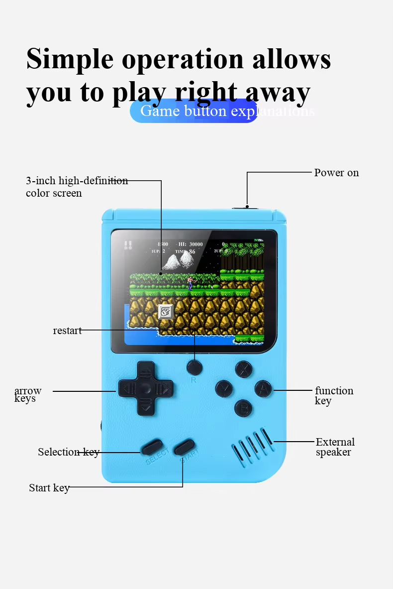 400 In 1 MINI Games Handheld G - Retro Gaming Theme ulasan dan harga
