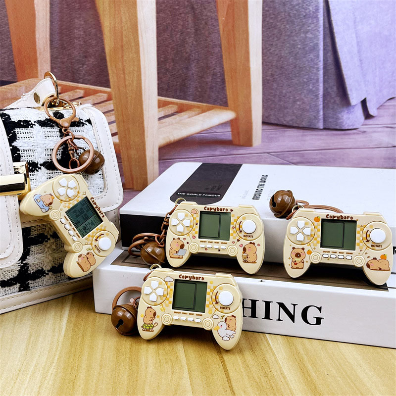 Capybara Mini Game Machine Key - Retro Gaming Keychain ulasan dan harga