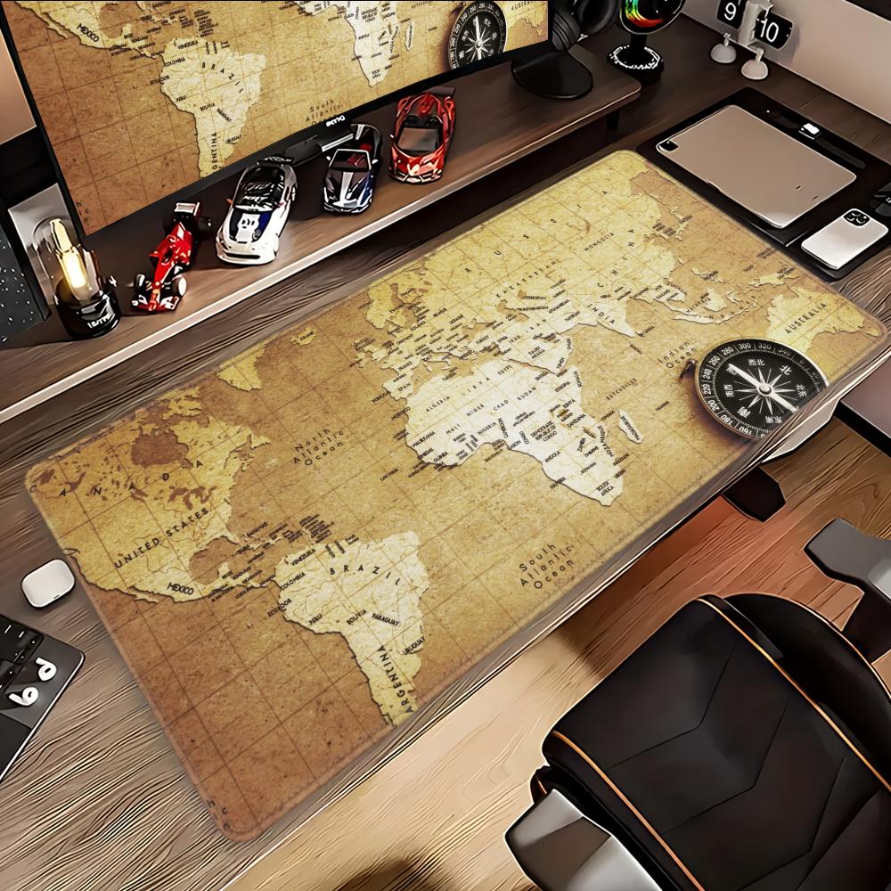 Retro NaviAation Map Art HD Mo - Retro Gaming Rug ulasan dan harga