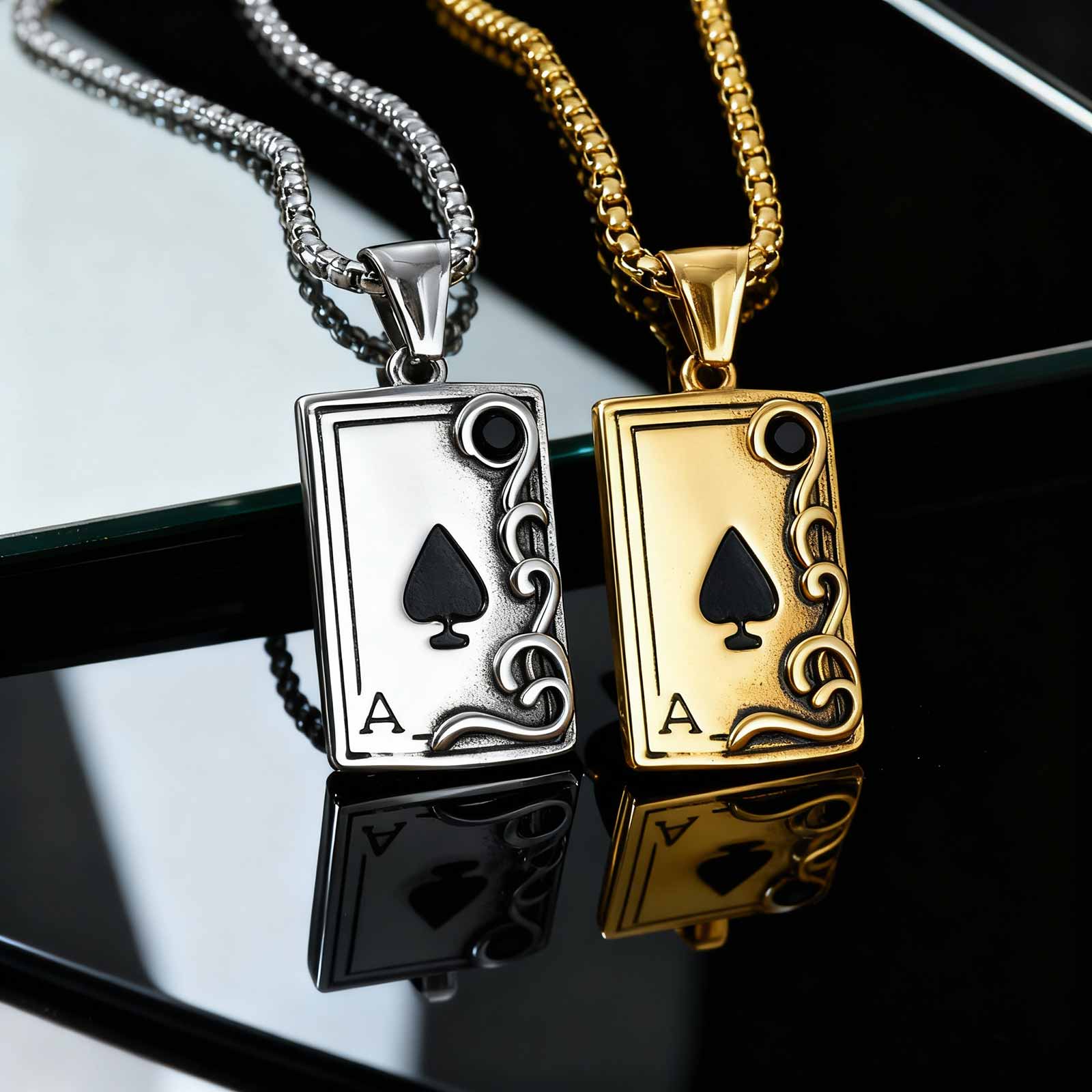 Retro Stainless Steel Poker Sp - Retro Gaming Theme ulasan dan harga
