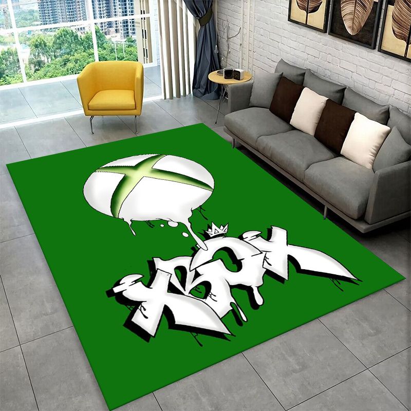 retro Xbox Gaming Gamer Logo C - Retro Gaming Rug ulasan dan harga