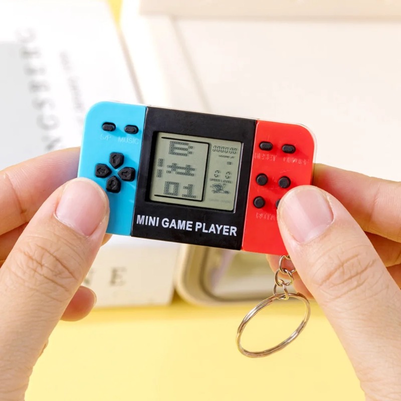 Retro Classic Tetris Game Hand - Retro Gaming Keychain ulasan dan harga
