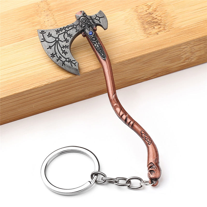 Punk Fashion Jewelry God Of Wa - Retro Gaming Keychain ulasan dan harga
