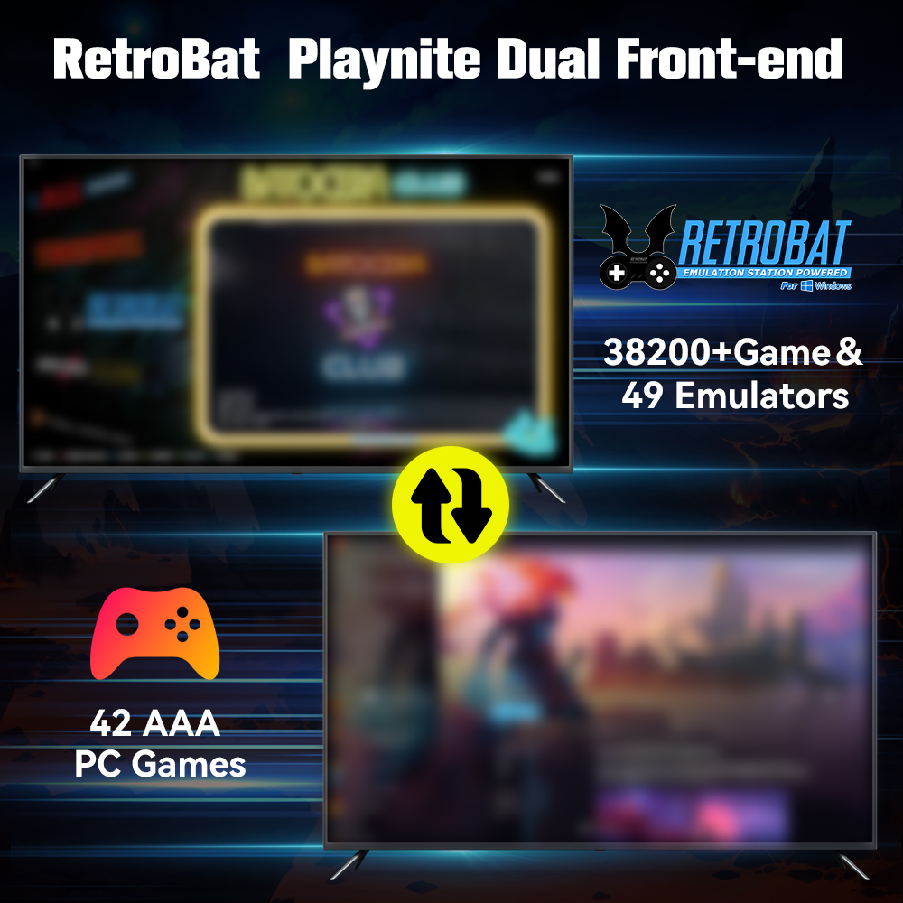 Retrobat＆Playnite System HDD R - Retro Gaming Theme ulasan dan harga