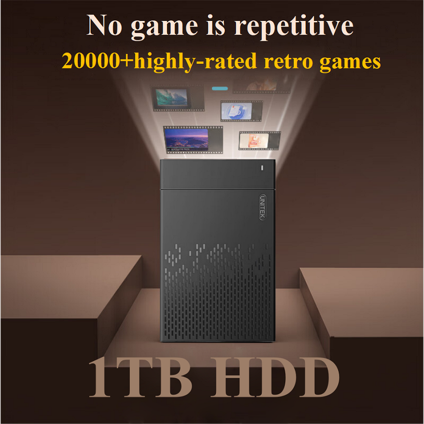 1TB Retro Gaming HDD 20000+ Re - Retro Gaming Gifts ulasan dan harga