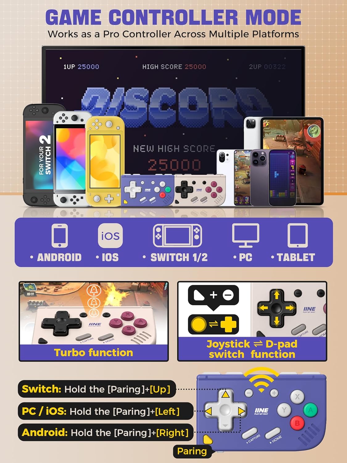 Mini Retro Game Controller,Poc - Retro Gaming Keychain ulasan dan harga