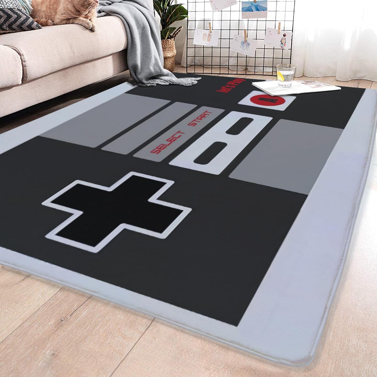 Vintage NES Controller Themed  - Retro Gaming Rug ulasan dan harga