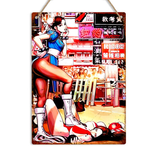 Chun Li Retro Gaming Metal Wal - Retro Gaming Gifts ulasan dan harga