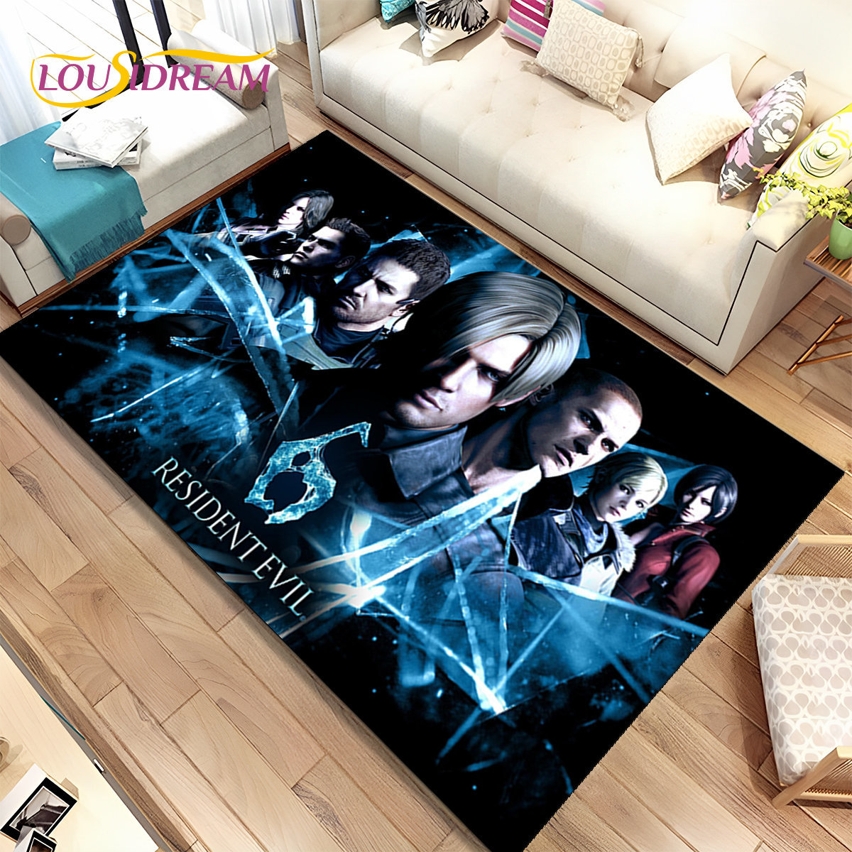 3D R-Resident Evil Games Gamer - Retro Gaming Rug ulasan dan harga