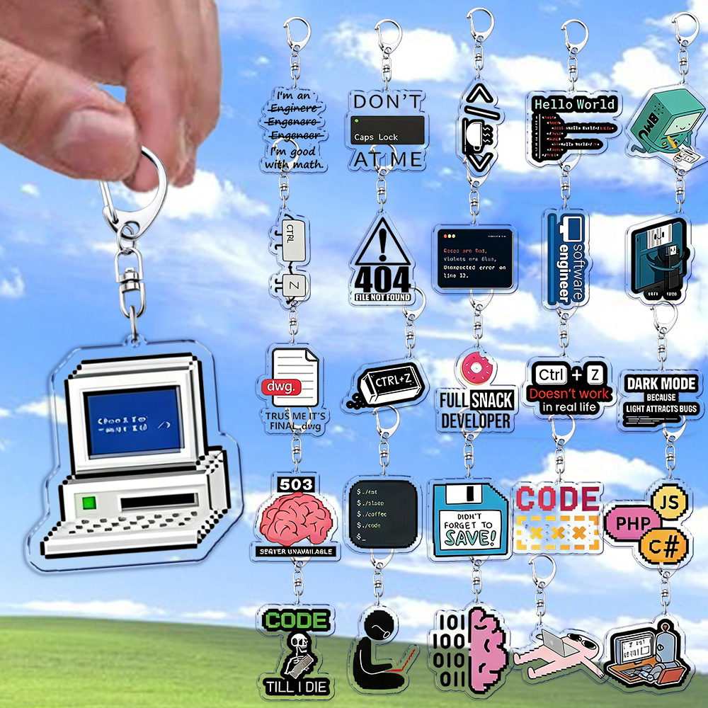 Funny XP 98 Window 10 Computer - Retro Gaming Keychain ulasan dan harga