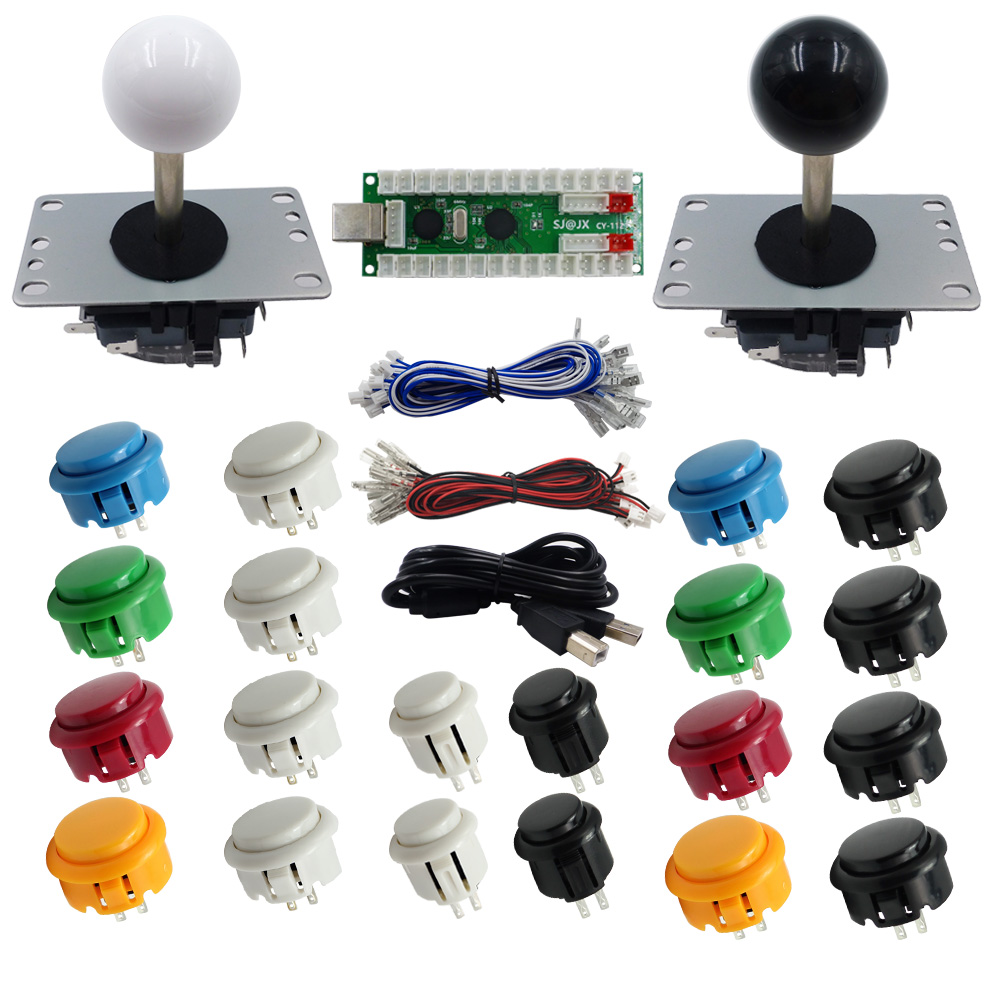 SJ@JX 2 Player Arcade DIY Kit  - Arcade Button Kit ulasan dan harga