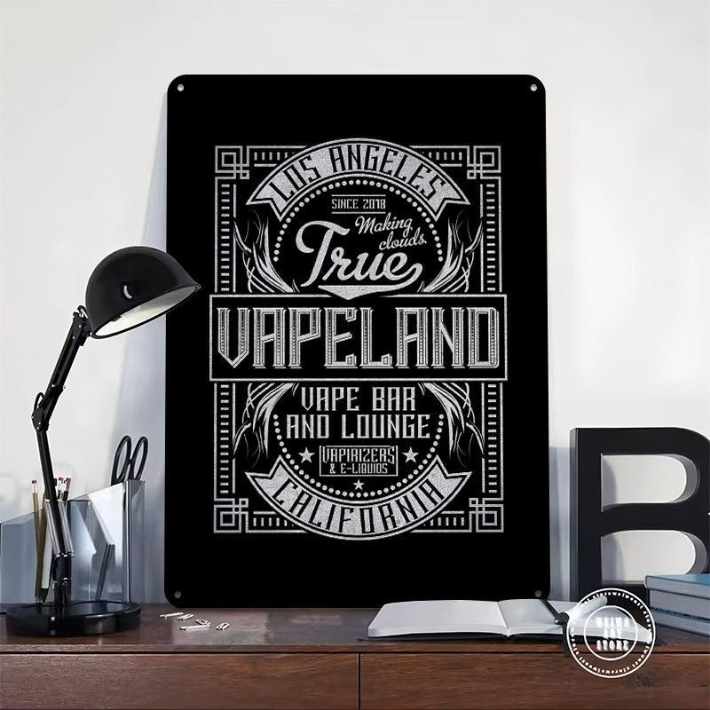 Vape Land Tinplate Posters Cus - Retro Gaming Island ulasan dan harga