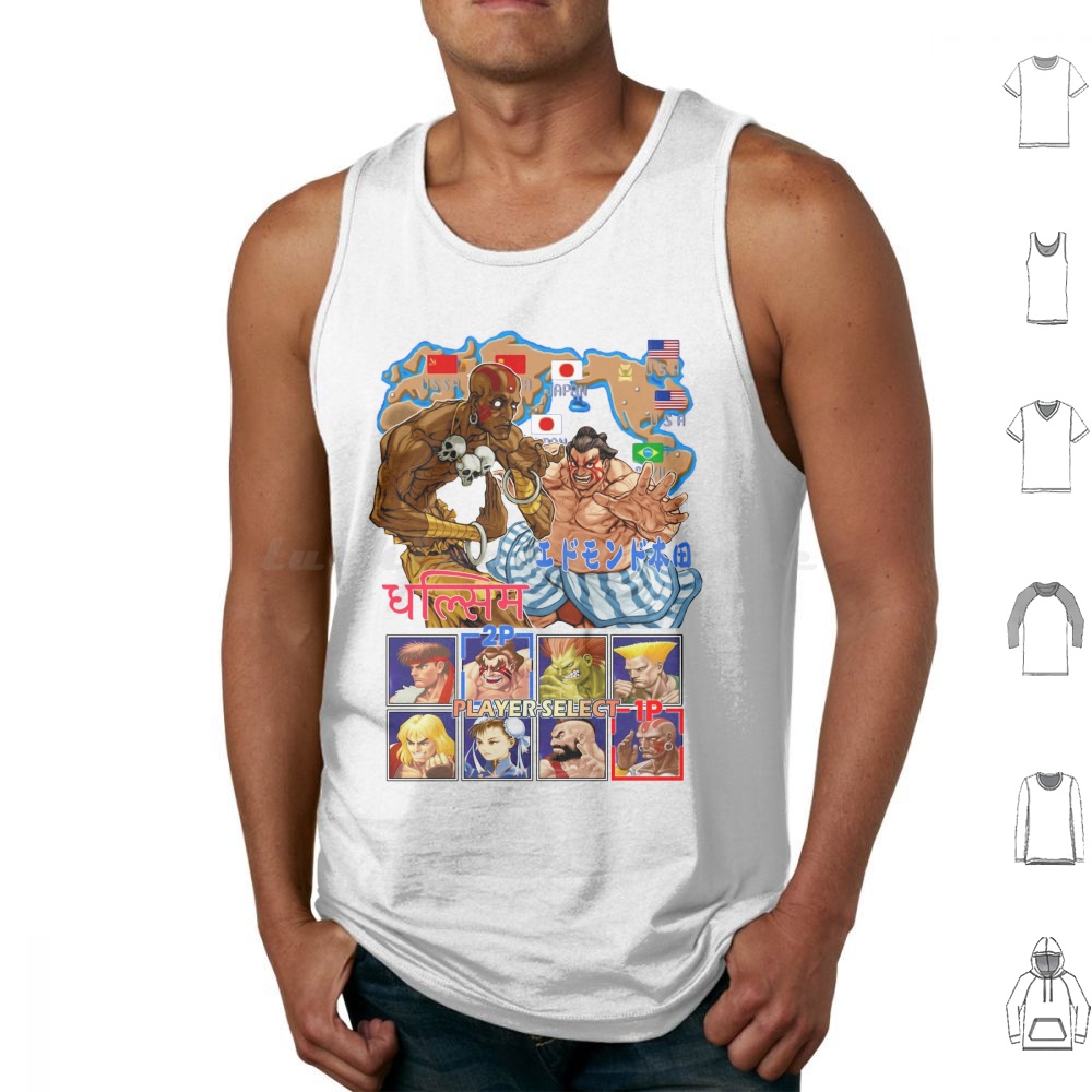 Tribute To Tank Tops Print Cot - Retro Gaming Gamestop ulasan dan harga