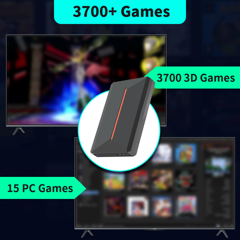 Launchbox OS 500GB Portable Ga - Retro Gaming Theme ulasan dan harga