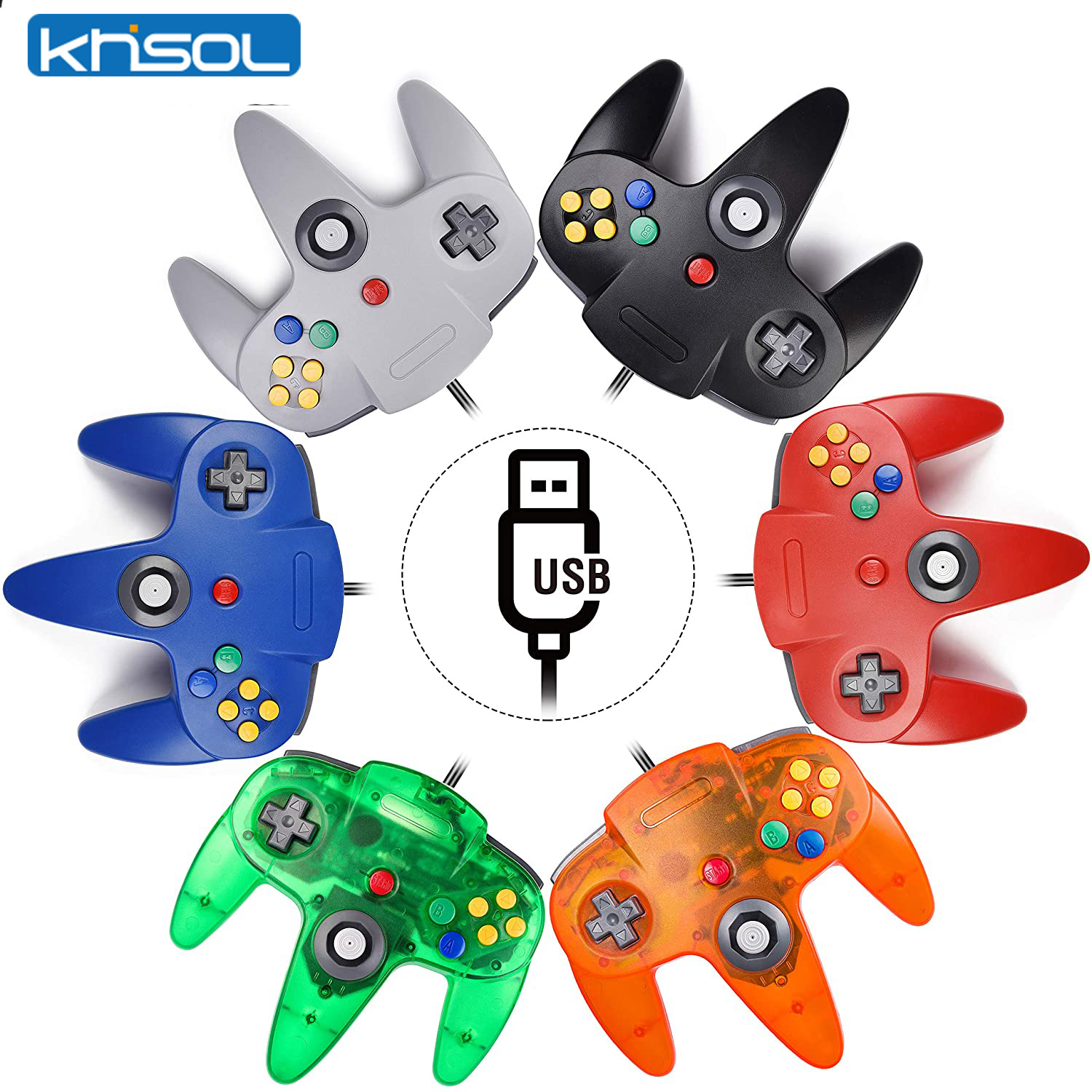 N64 Controller Classic USB Wir - Retro Gaming Theme ulasan dan harga