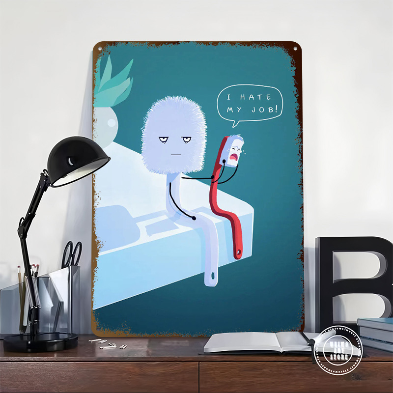 I Hate My Job Printed Poster C - Retro Gaming Jobs ulasan dan harga