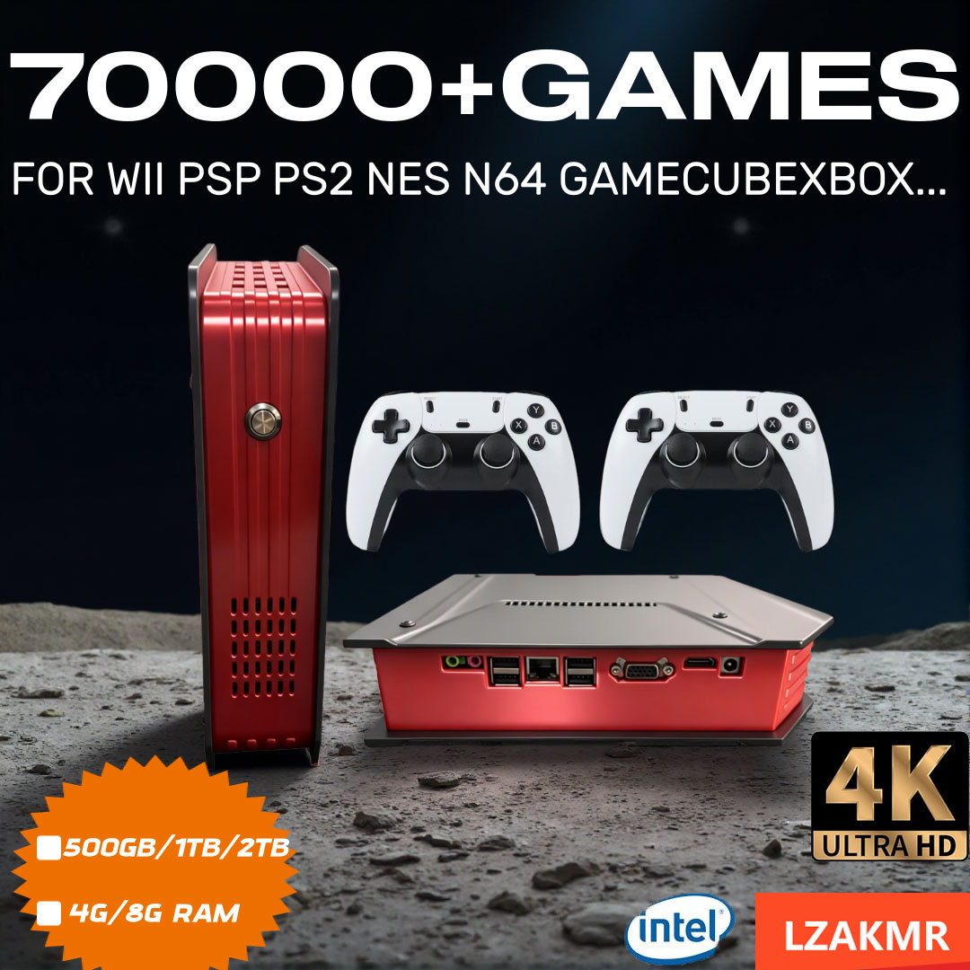X4 Retro Family Video Game Con - Retro Gaming Batocera ulasan dan harga