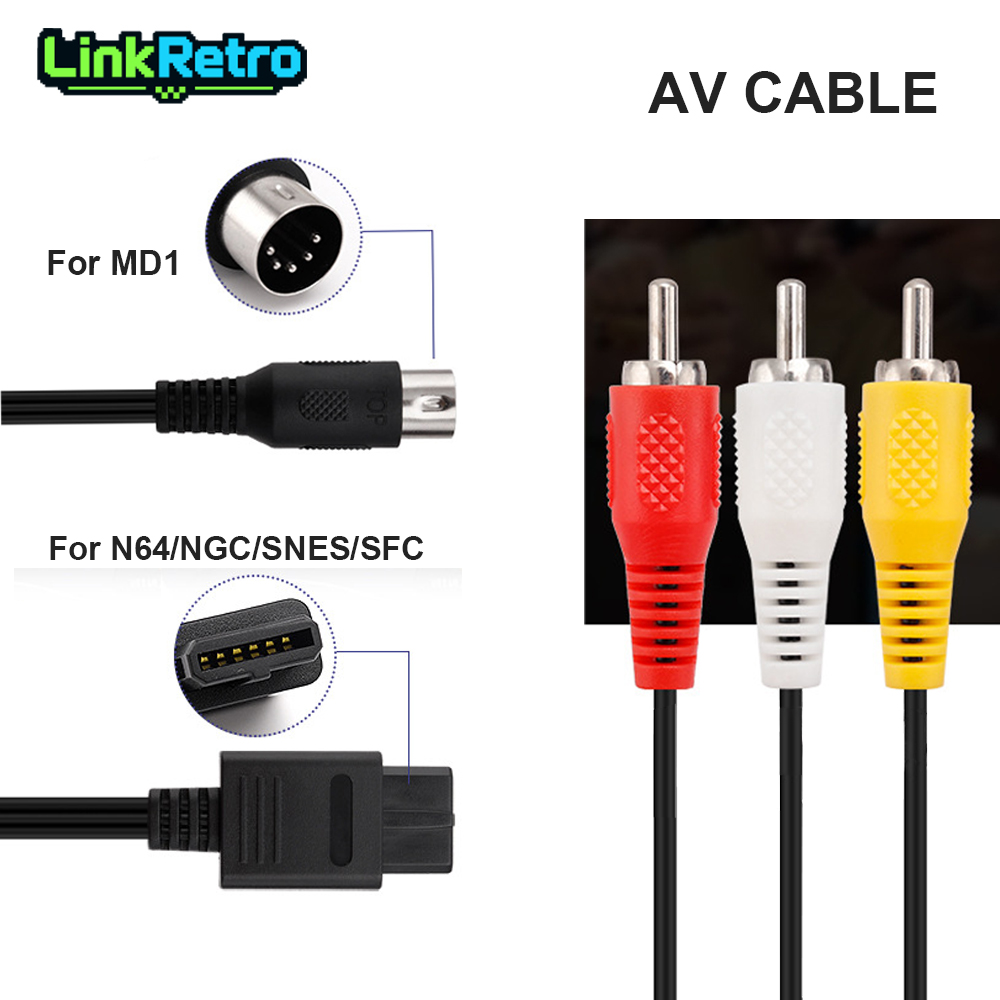 LinkRetro Black AV Composite C - Composite Rca Cable ulasan dan harga