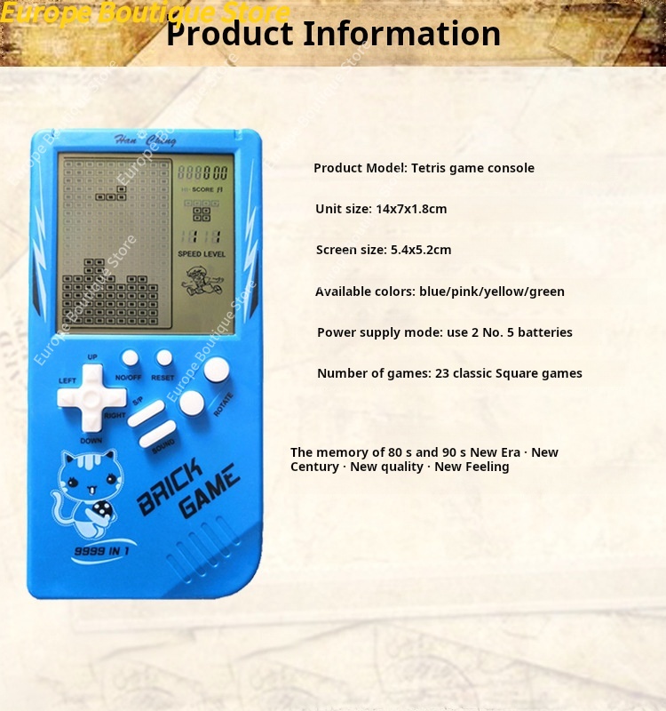 Large Screen Kids Handheld Gam - Retro Gaming Gifts ulasan dan harga