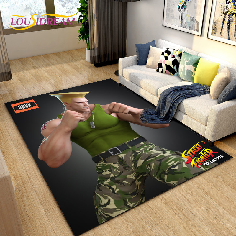 Retro Game Gamer Street Fighte - Retro Gaming Rug ulasan dan harga