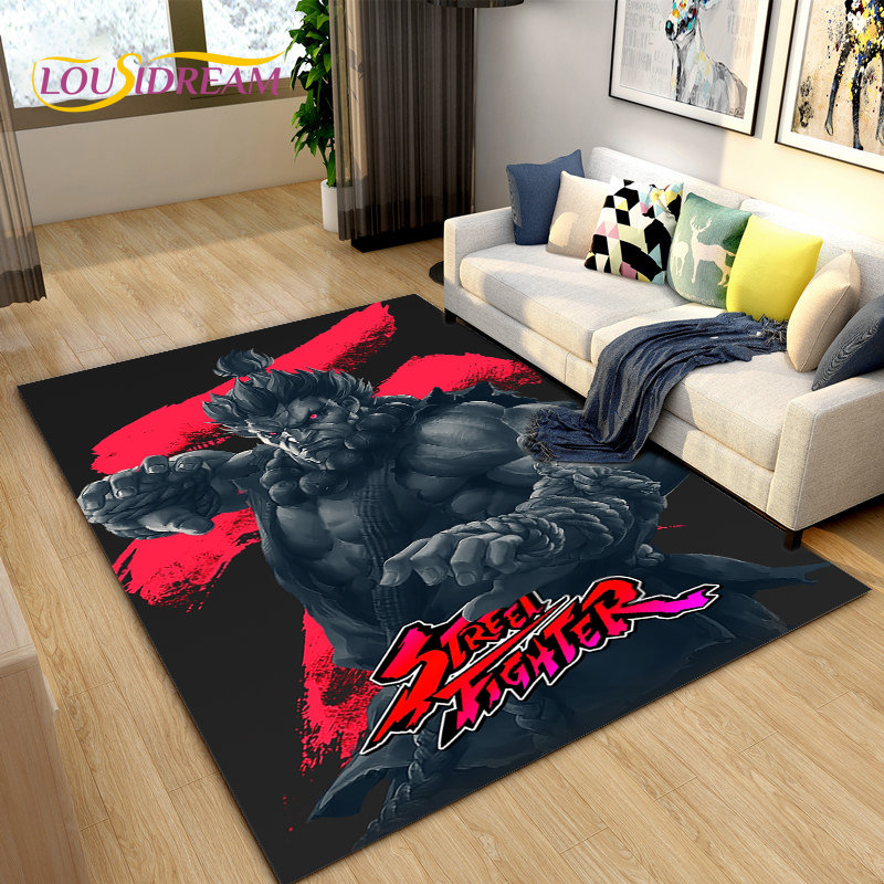 Retro Game Gamer Street Fighte - Retro Gaming Rug ulasan dan harga
