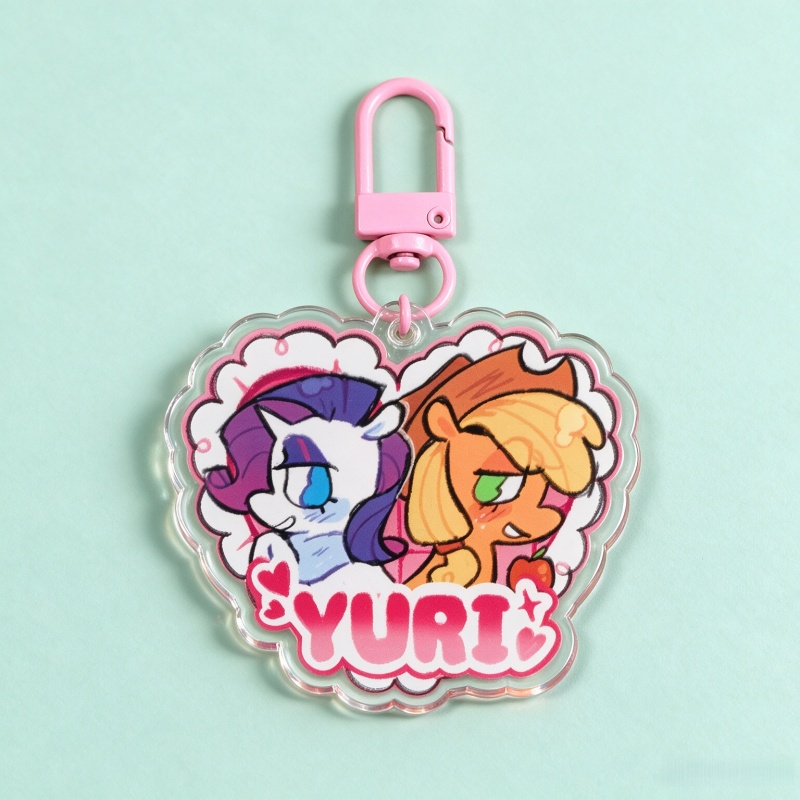 Yuri Time Acrylic Keychain Cut - Retro Gaming Keychain ulasan dan harga